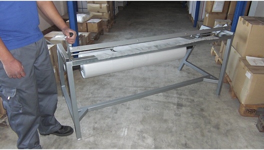 undefined, Schrumpfhaubenkonfektionierer für Schrumpffolie auf Rolle Folienbreite 1400 mm, ratioform Konfektionierer, für Schrumpffolien, Schnittbreite 1400 mm