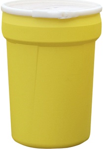 undefined, PE-Sicherheitsfass mit UN-Codierung mit Spannringdeckel Volumen 114 l, Sicherheitsfass aus HDPE, UN-Zulassung, mit Schnappdeckelverschluss, 114 l
