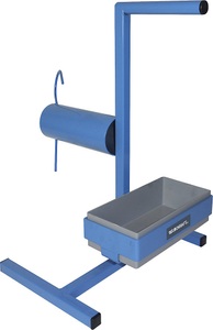 EUROKRAFT, EUROKRAFT Abroller für Polyester-Kraftband tragbar mit Ablagefach für Bandbreite 13 - 19 mm, ratioform Bandabroller für PET-Kraftbänder, für Bandbreite 13 - 19 mm, tragbar, mit Ablagefach