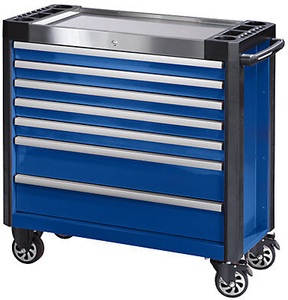 undefined, Werkzeugwagen mit 7 Schubladen Breite 970 mm HxT 850 x 480 mm, Tragkraft 300 kg, 