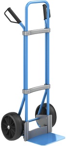 EUROKRAFT, EUROKRAFT Sackkarre GO, blau Schaufel-BxT 280 x 250 mm, blau Vollgummibereifung, eurokraft pro Sackkarre, blau, Schaufel-BxT 280 x 250 mm, blau, Vollgummibereifung, ab 5 Stk