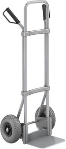 EUROKRAFT, EUROKRAFT Stahl-Sackkarre, verzinkt Schaufel-BxT 280 x 250 mm, verzinkt PU-Bereifung, ab 5 Stk, eurokraft pro Sackkarre, verzinkt, Schaufel-BxT 280 x 250 mm, verzinkt, PU-Bereifung, ab 5 Stk