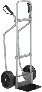 EUROKRAFT, EUROKRAFT Sackkarre GO mit Kufen, verzinkt Schaufel-BxT 280 x 250 mm, schwarz Vollgummibereifung, ab 2 Stk, eurokraft pro Sackkarre mit Kufen, verzinkt, Schaufel-BxT 280 x 250 mm, schwarz, Vollgummibereifung, ab 5 Stk