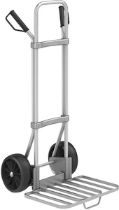 EUROKRAFT, EUROKRAFT Aluminium-Sackkarre GO Paketschaufel-BxT 430 x 450 mm, Alu, mit Griff Vollgummibereifung, eurokraft pro Aluminium-Sackkarre, Paketschaufel-BxT 430 x 450 mm, Alu, mit Griff, Vollgummibereifung, ab 5 Stk
