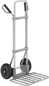 EUROKRAFT, EUROKRAFT Aluminium-Sackkarre GO Paketschaufel-BxT 430 x 450 mm, Alu Luftbereifung, ab 2 Stk, eurokraft pro Aluminium-Sackkarre, Paketschaufel-BxT 430 x 450 mm, Alu, Luftbereifung, ab 5 Stk