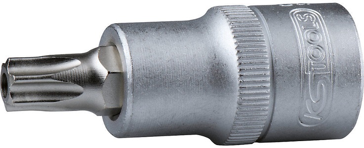 KS Tools, KS Tools 1/2'' Bit-Stecknuss Torx mit Stirnlochbohrung TB70, ab 8 Stk, 
