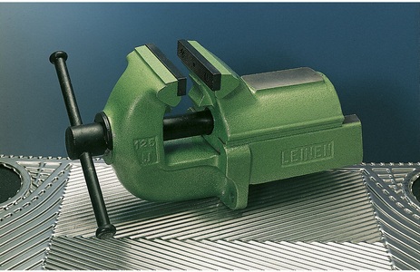 undefined, Parallel-Schraubstock LEINEN JUNIOR Vollgrauguss grün, Backenbreite 125 mm, Parallel-Schraubstock LEINEN JUNIOR, Vollgrauguss, grün, Backenbreite 125 mm