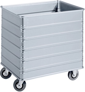 Zarges, ZARGES Alu-Kastenwagen Inhalt 230 l mit Rand- und Bodenprofil, ZARGES Alu-Kastenwagen, Inhalt 230 l, mit Rand- und Bodenprofil