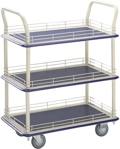 undefined, Industrie-Tischwagen mit drei Etagen Tragfähigkeit 300 kg, Industrie-Tischwagen, mit drei Etagen, Tragfähigkeit 300 kg