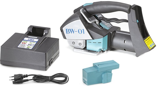 undefined, Akku-Umreifungsgerät halbautomatisch Einsteigermodell, BASIC Akku-Umreifungsgerät, halbautomatisch, für Bandbreite 12-16 mm