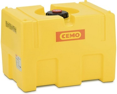 undefined, PE-Fass kastenförmig, gelb PE-Fass, kastenförmig 200 l, PE-Fass, kastenförmig, Polyethylen, Einfüllöffnung ø 140 mm mit Schraubdeckel, ohne Schwallwand, gelb, B 600 x T 800 x H 590 mm, 200 l