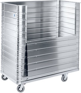 Zarges, ZARGES Alu-Kastenwagen Inhalt 350 l Seitenwand halb abklappbar, ZARGES Alu-Kastenwagen, Inhalt 350 l, Seitenwand halb abklappbar
