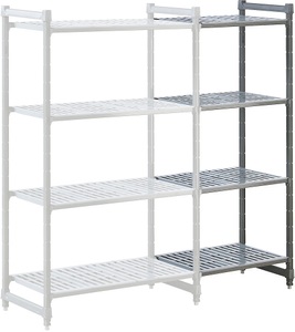 undefined, Kunststoff-Steckregalsystem Fachboden-BxT 680 x 540 mm Anbauregal, Breite 720 mm, Boden geschlitzt, Kunststoff-Steckregalsystem, Fachboden-BxT 680 x 540 mm, Anbauregal, Breite 720 mm, Boden geschlitzt