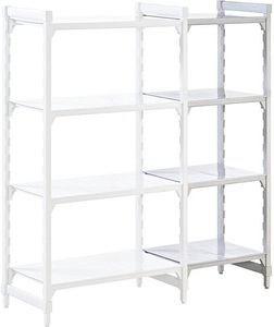 undefined, Kunststoff-Steckregalsystem Premium Fachboden-BxT 600 x 600 mm Anbauregal, Breite 635 mm, Boden glatt, Kunststoff-Steckregalsystem PREMIUM, Fachboden-BxT 600 x 600 mm, Anbauregal, Breite 635 mm, Boden glatt