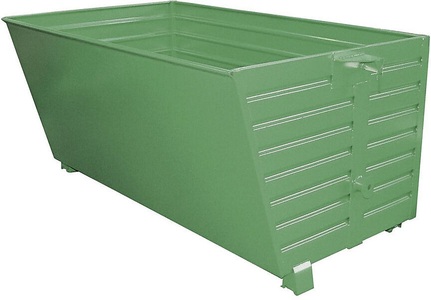 undefined, Stapel-Kippbehälter Volumen 2 m³ grün RAL 6011, eurokraft pro Stapelkipper, Volumen 2 m³, grün RAL 6011