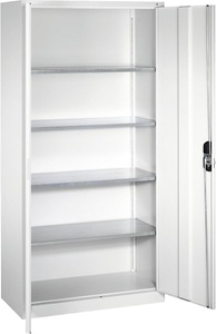 CP, CP Stahlschrank mit Flügeltüren HxBxT 1950 x 1000 x 420 mm verkehrsweiß, C+P Stahlschrank mit Flügeltüren, HxBxT 1950 x 1000 x 420 mm, verkehrsweiß