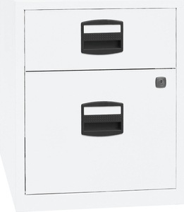 Bisley, BISLEY Mobiler Beistellschrank PFA 1 Schublade, 1 Hängeregistratur verkehrsweiß, BISLEY Mobiler Beistellschrank PFA, 1 Schublade, 1 Hängeregistratur, verkehrsweiß