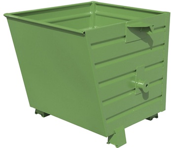 undefined, Stapel-Kippbehälter Volumen 0,55 m³ grün RAL 6011, Stapelkipper BSK 55, grün