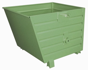 undefined, Stapel-Kippbehälter Volumen 0,9 m³ grün RAL 6011, Stapelkipper BSK 90, grün