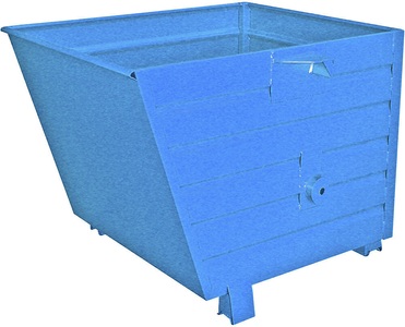 undefined, Stapel-Kippbehälter Volumen 0,9 m³ blau RAL 5010, eurokraft pro Stapelkipper, Volumen 0,9 m³, blau RAL 5010