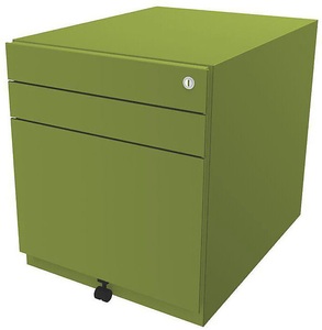 Bisley, BISLEY Rollcontainer Note™, mit 2 Universalschubladen, 1 Hängeregistratur HxBxT 565 x 420 x 565 mm grün, BISLEY Rollcontainer Note?, mit 2 Universalschubladen, 1 Hängeregistratur, HxBxT 565 x 420 x 565 mm, grün