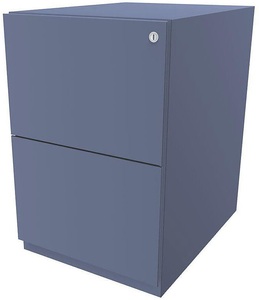 Bisley, BISLEY Rollcontainer Note™, mit 2 Hängeregistraturen HxB 645 x 420 mm blau, BISLEY Rollcontainer Note?, mit 2 Hängeregistraturen, HxB 645 x 420 mm, blau