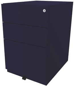 Bisley, BISLEY Rollcontainer Note™, mit 2 Universalschubladen, 1 Hängeregistratur HxBxT 645 x 420 x 565 mm oxfordblau, BISLEY Rollcontainer Note?, mit 2 Universalschubladen, 1 Hängeregistratur, HxBxT 645 x 420 x 565 mm, oxfordblau