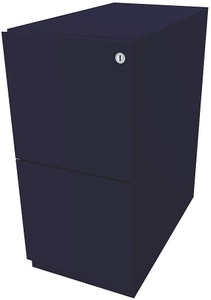 Bisley, BISLEY Rollcontainer Note™, mit 2 Hängeregistraturen HxB 645 x 300 mm oxfordblau, BISLEY Rollcontainer Note?, mit 2 Hängeregistraturen, HxB 645 x 300 mm, oxfordblau