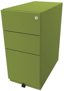 Bisley, BISLEY Rollcontainer Note™, mit 2 Universalschubladen, 1 Hängeregistratur HxBxT 645 x 300 x 565 mm grün, BISLEY Rollcontainer Note?, mit 2 Universalschubladen, 1 Hängeregistratur, HxBxT 645 x 300 x 565 mm, grün