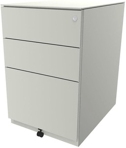 Bisley, BISLEY Rollcontainer Note™, mit 2 Universalschubladen, 1 Hängeregistratur HxBxT 652 x 420 x 565 mm, mit Top reinweiß, BISLEY Rollcontainer Note?, mit 2 Universalschubladen, 1 Hängeregistratur, HxBxT 652 x 420 x 565 mm, mit Top, reinweiß