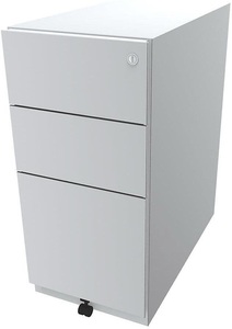Bisley, BISLEY Rollcontainer Note™, mit 2 Universalschubladen, 1 Hängeregistratur HxBxT 645 x 300 x 565 mm verkehrsweiß, BISLEY Rollcontainer Note?, mit 2 Universalschubladen, 1 Hängeregistratur, HxBxT 645 x 300 x 565 mm, verkehrsweiß