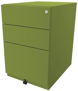 Bisley, BISLEY Rollcontainer Note™, mit 2 Universalschubladen, 1 Hängeregistratur HxBxT 645 x 420 x 565 mm grün, BISLEY Rollcontainer Note?, mit 2 Universalschubladen, 1 Hängeregistratur, HxBxT 645 x 420 x 565 mm, grün