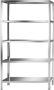 undefined, Edelstahlregal Regalhöhe 2000 mm Grundregal, Breite x Tiefe 1100 x 400 mm, Edelstahlregal, Regalhöhe 2000 mm, Grundregal, Breite x Tiefe 1100 x 400 mm