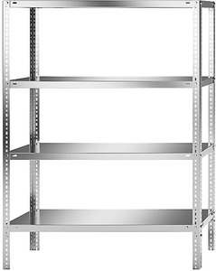 undefined, Edelstahlregal Regalhöhe 1500 mm Grundregal, Breite x Tiefe 1100 x 400 mm, Edelstahlregal, Regalhöhe 1500 mm, Grundregal, Breite x Tiefe 1100 x 400 mm