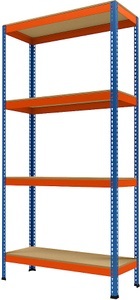 undefined, Großfach-Schwerlastregal Höhe 2438 mm, Gesamttiefe 468 mm Breite 1231 mm, Großfach-Schwerlastregal, Höhe 2438 mm, Gesamttiefe 468 mm, Breite 1231 mm