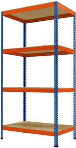 undefined, Großfach-Schwerlastregal Höhe 2438 mm, Gesamttiefe 773 mm Breite 1231 mm, Großfach-Schwerlastregal, Höhe 2438 mm, Gesamttiefe 773 mm, Breite 1231 mm