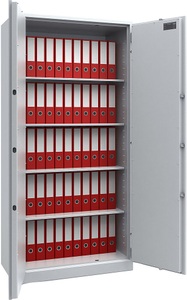 undefined, Stahlschrank, feuergeschützt Sicherheitsstufe S1 HxBxT 1950 x 950 x 500 mm, Sicherheitsschrank LIGHT, Einbruchschutz Grad S1, HxBxT 1950 x 950 x 500 mm