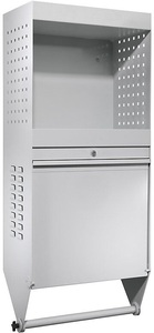 QUIPO, QUIPO Werkzeug-Hängeschrank mit abklappbarer Arbeitsfläche Ausladung max. 720 mm, Werkzeug-Hängeschrank, mit abklappbarer Arbeitsfläche, Ausladung max. 720 mm