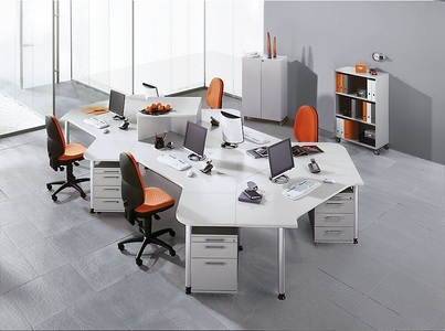 undefined, CONTACT - Büroregal 2 Fachböden Dekor Buche, eurokraft pro CONTACT - Büroregal, 2 Fachböden, Dekor Buche