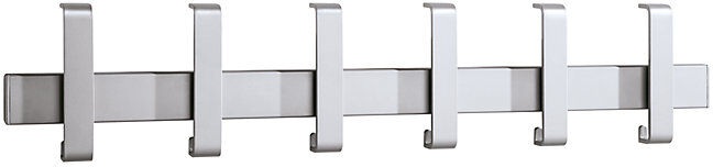 undefined, Sicherheits-Wandgarderobe Garderobenelement BxH 950 x 190 mm, Einzel-Wandgarderobe Arosa