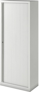 Bisley, BISLEY Euro-Rollladenschrank Breite 800 mm, 4 Fachböden verkehrsweiß, BISLEY Euro-Rollladenschrank, Breite 800 mm, 4 Fachböden, verkehrsweiß