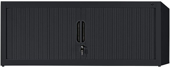 CP, CP Rollladen-Aufsatzschrank HxBxT 450 x 1000 x 420 mm schwarzgrau, C+P Aufsatz-Rollladenschrank, 1 OH, Breite 1.000 mm