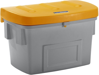 EUROKRAFT, EUROKRAFT Universal- und Streugutbehälter 100 l, ohne Entnahmeöffnung Deckel orange, eurokraft pro Universal- und Streugutbehälter, ohne Entnahmeöffnung, 100 l, Deckel orange