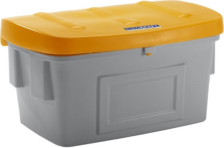 EUROKRAFT, EUROKRAFT Universal- und Streugutbehälter 400 l, ohne Entnahmeöffnung Deckel orange, eurokraft pro Universal- und Streugutbehälter, ohne Entnahmeöffnung, 400 l, Deckel orange