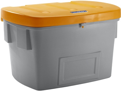 EUROKRAFT, EUROKRAFT Universal- und Streugutbehälter 700 l, ohne Entnahmeöffnung Deckel orange, eurokraft pro Universal- und Streugutbehälter, ohne Entnahmeöffnung, 700 l, Deckel orange