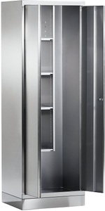 undefined, Edelstahl-Mehrzweckschrank Putzmittelschrank HxBxT 1800 x 600 x 500 mm, Edelstahlschrank, Putzmittelschrank, 1 Abteil, HxBxT 1800 x 600 x 500 mm