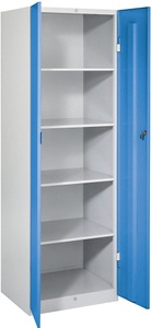 Wolf, Wolf Stahlschrank Breite 600 mm, 4 Böden Türen lichtblau, Wolf Stahlschrank, Breite 600 mm, 4 Böden, Türen lichtblau