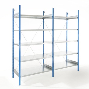EUROKRAFT, EUROKRAFT Fachboden-Steckregal, blau / verzinkt Regalhöhe 2350 mm, Fachbodenbreite 1215 mm Anbauregal, Fachbodentiefe 650 mm, eurokraft pro Fachboden-Steckregal, blau / verzinkt, Regalhöhe 2350 mm, Fachbodenbreite 1215 mm, Anbauregal, Fachbodentiefe 650 mm