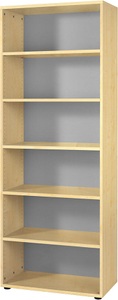 office akktiv, office akktiv RENATUS - Regal HxB 2154 x 800 mm, 5 Fachböden Ahorn-Dekor, 