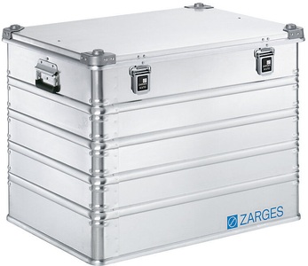 Zarges, ZARGES Alu-Transportkiste Inhalt 239 l, Innen-LxBxH 750 x 550 x 580 mm in robuster Ausführung, ZARGES Alu-Transportkiste, Inhalt 239 l, Innen-LxBxH 750 x 550 x 580 mm, in robuster Ausführung